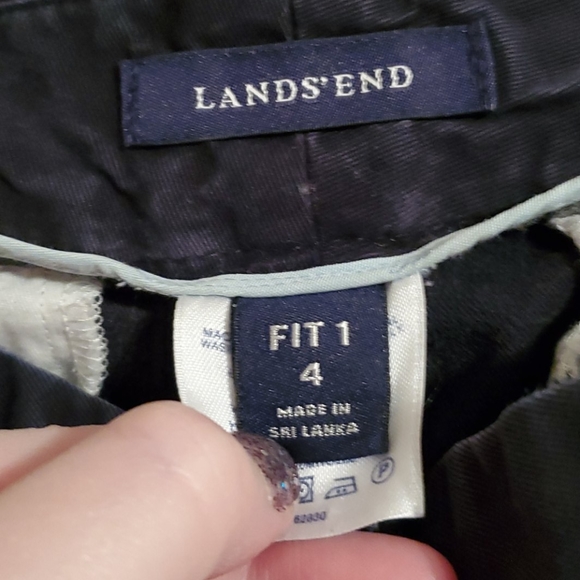 Lands End navy Kakhi pants - Picture 2 of 3